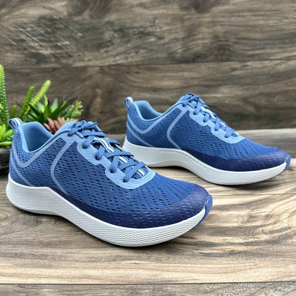 NIB Dansko Sky Mesh 38 7.5-8 Blue Lace Up Walking Sneakers - Picture 5 of 11